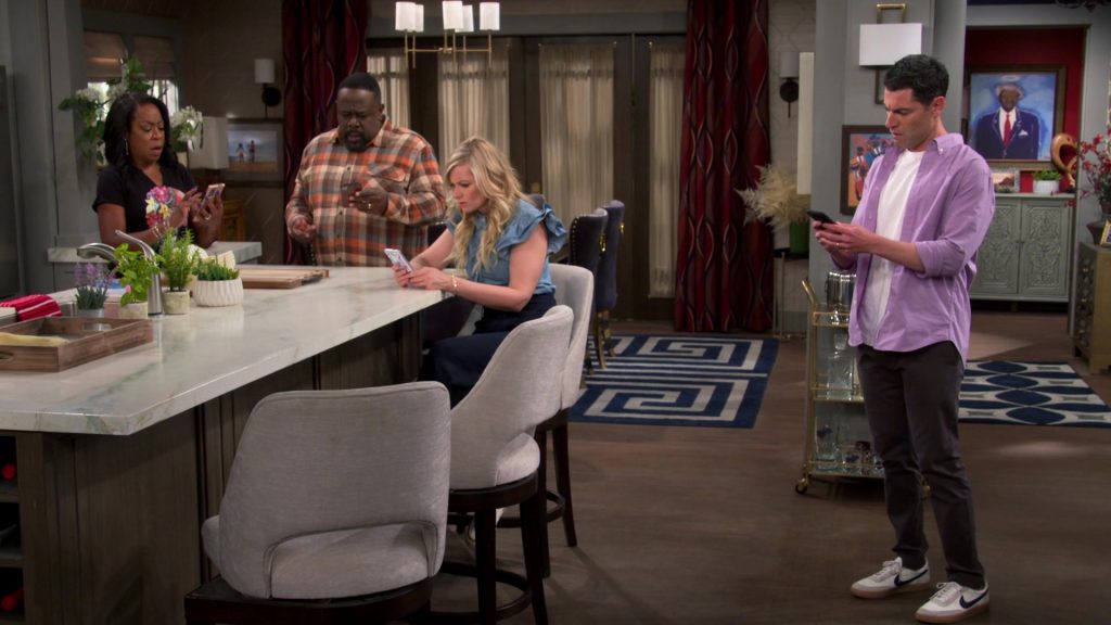 Nike Sneakers Worn by Max Greenfield as Dave Johnson in The Neighborhood S05E16 “Welcome to the Jungle” (2023) (Image 1)