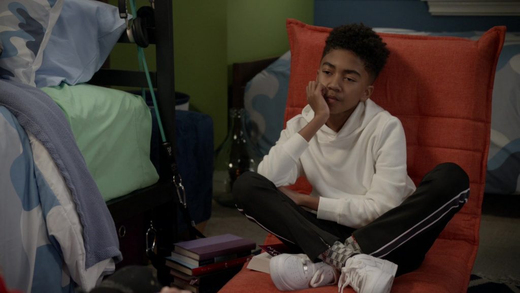 Nike Sneakers Worn by Miles Brown in Black-ish – Season 5, Episode 19, Under the Influence (2019) (Image 3)
