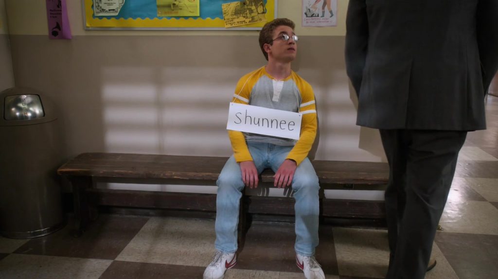 Nike Sneakers Worn by Sean Giambrone as Adam Frederick Goldberg in The Goldbergs Season 7 Episode 3 “Food in a Geoffy” (2019) (Image 1)