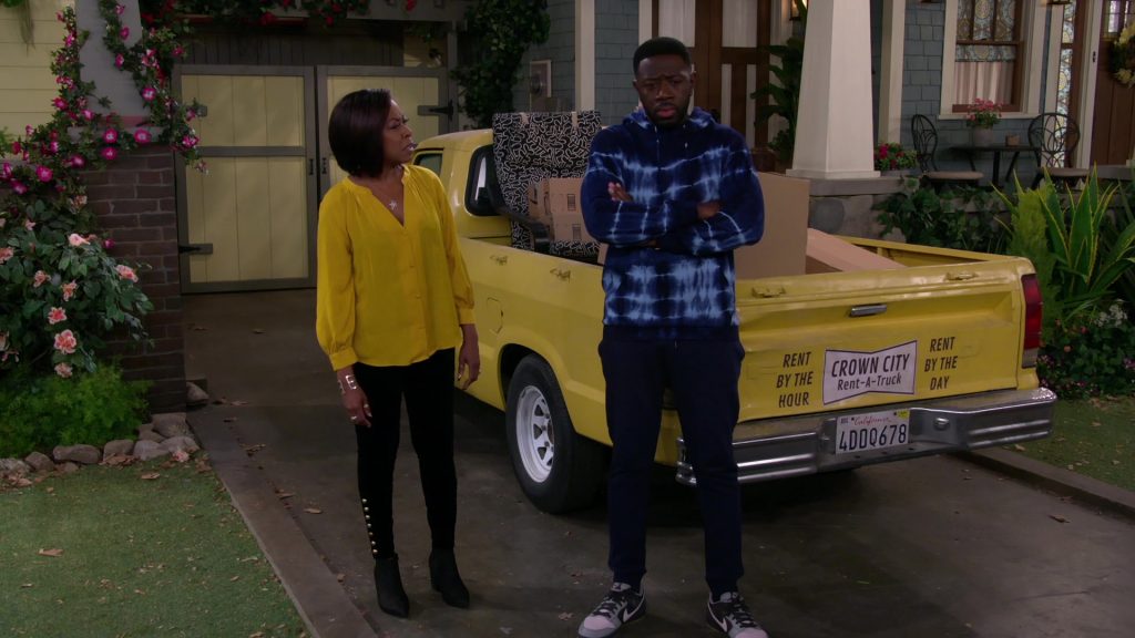 Nike Sneakers Worn by Sheaun McKinney as Malcolm Butler in The Neighborhood Season 2 Episode 12 “Welcome to the Freeloader” (2020) (Image 1)