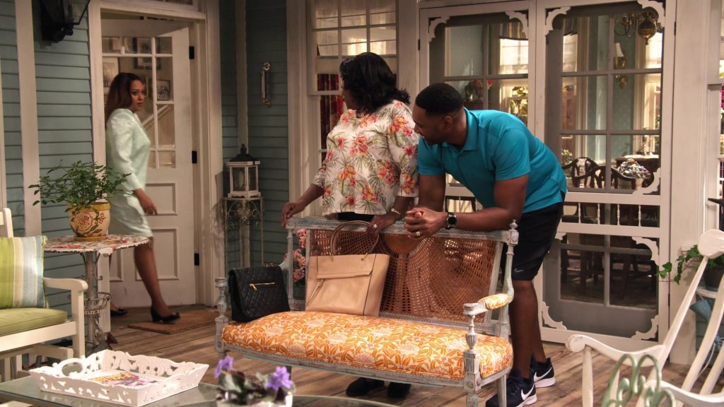 Nike Sneakers and Black Shorts Worn by Anthony Alabi in Family Reunion – Season 1 Episode 4, “Remember When I Lost My Sister” (2019) (Image 1)