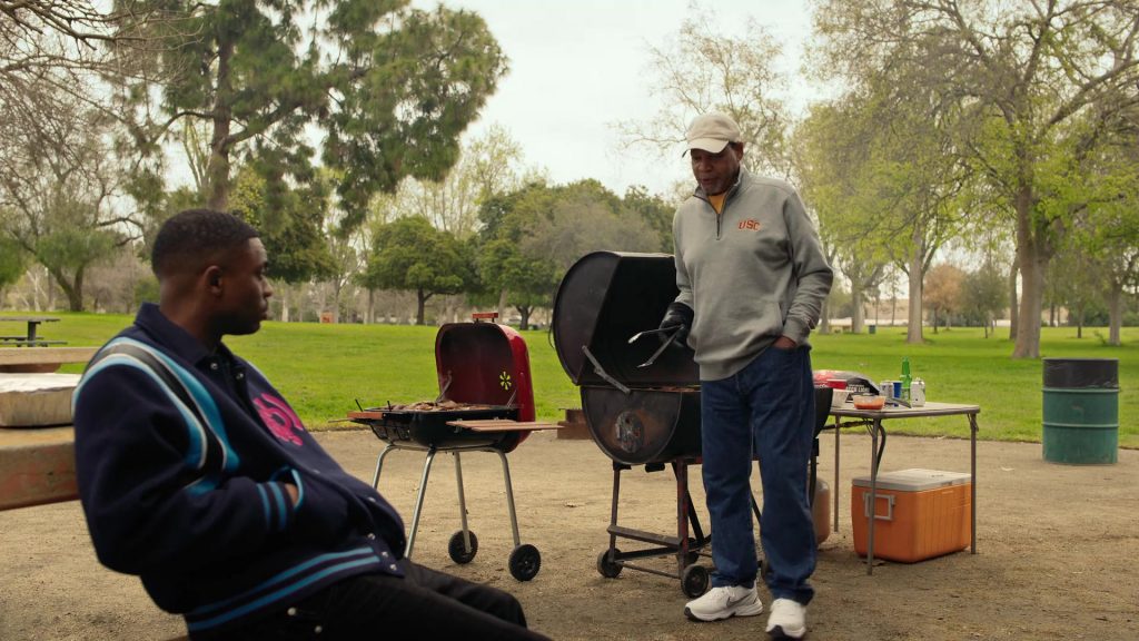 Nike Sneakers and Miller Lite in The Vince Staples Show S01E03 “Brown Family” (2024) (Image 1)