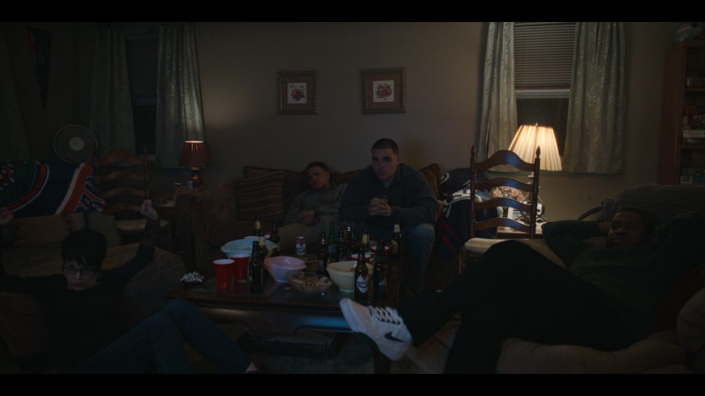 Nike Sneakers and Rolling Rock Beer Bottle in American Sports Story S01E04 “Birthday Money” (2024) (Image 3)