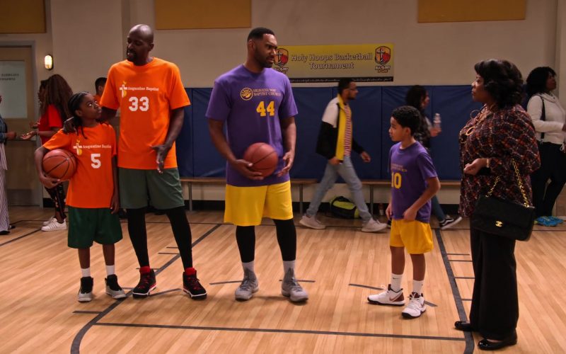 Nike Sneakers and White Socks Worn by Cameron J. Wright as Mazzi McKellan in Family Reunion Season 1 Episode 15 “Remember When Jade Was Down with the Swirl” (2020) (Image 1)