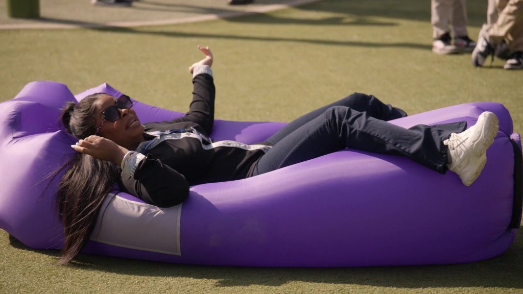 Nike Sneakers in Abbott Elementary S03E13 “Smith Playground” (2024) (Image 1)