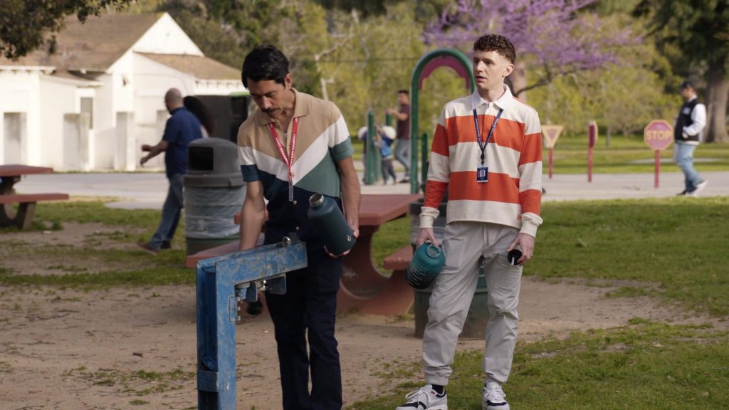 Nike Sneakers in Abbott Elementary S03E13 “Smith Playground” (2024) (Image 3)