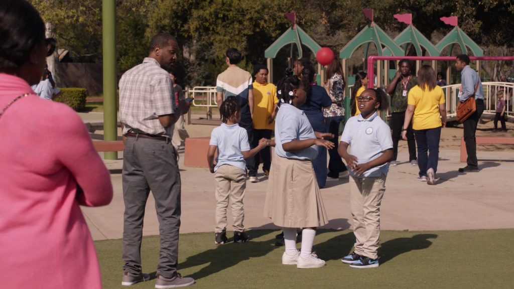 Nike Sneakers in Abbott Elementary S03E13 “Smith Playground” (2024) (Image 7)