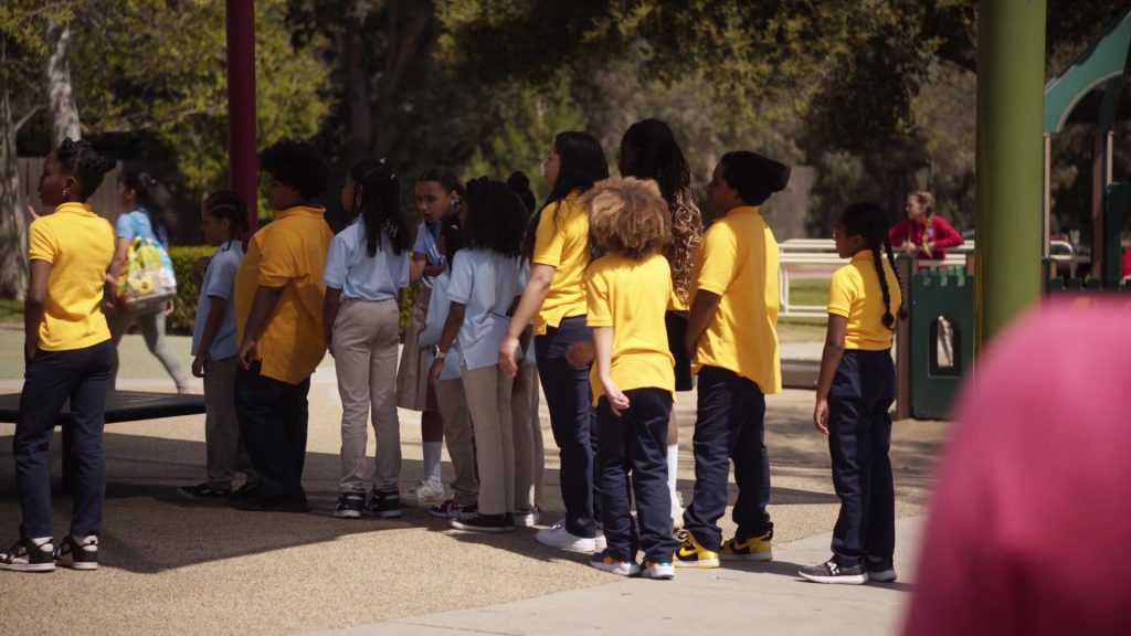 Nike Sneakers in Abbott Elementary S03E13 “Smith Playground” (2024) (Image 8)