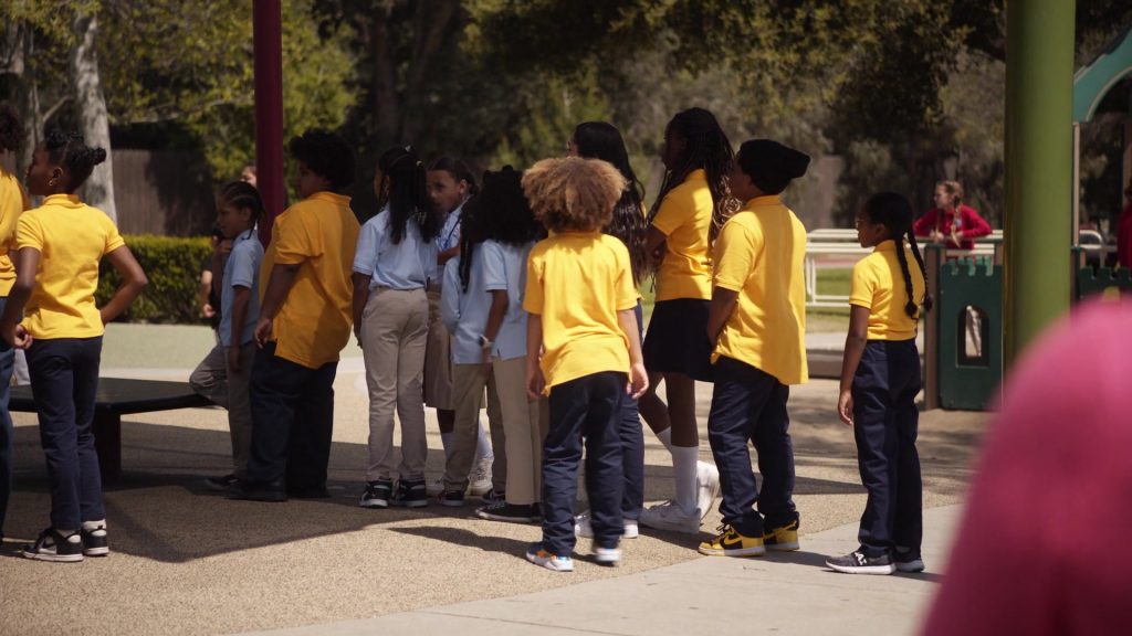 Nike Sneakers in Abbott Elementary S03E13 “Smith Playground” (2024) (Image 9)