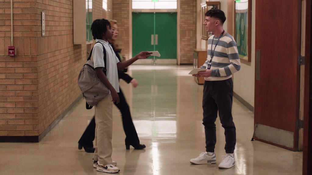 Nike Sneakers in Abbott Elementary S04E02 “Ringworm” (2024) (Image 1)