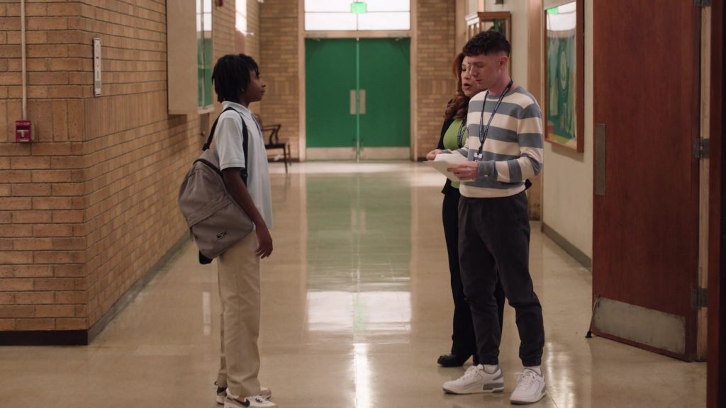 Nike Sneakers in Abbott Elementary S04E02 “Ringworm” (2024) (Image 3)