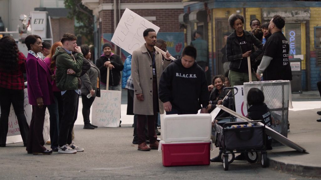 Nike Sneakers in Abbott Elementary S04E06 “The Deli” (2024) (Image 1)
