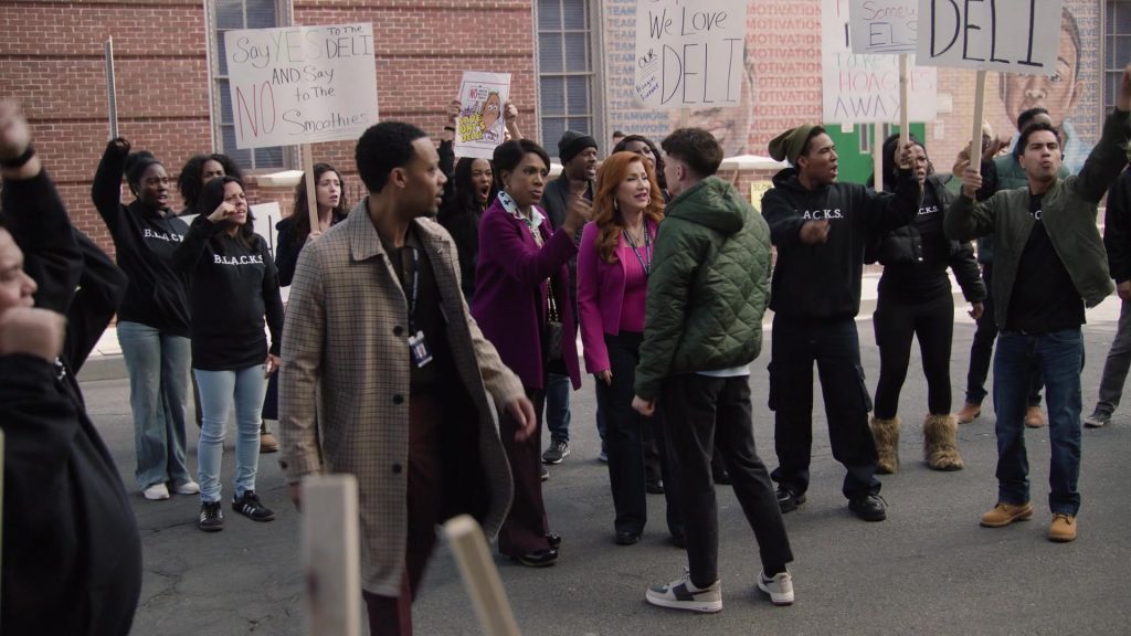 Nike Sneakers in Abbott Elementary S04E06 “The Deli” (2024) (Image 10)