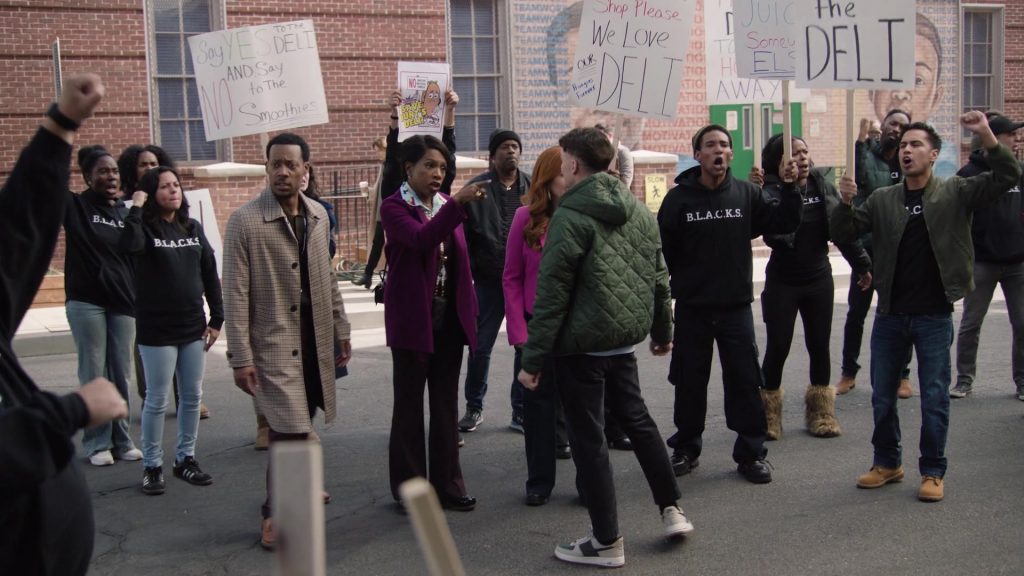 Nike Sneakers in Abbott Elementary S04E06 “The Deli” (2024) (Image 11)