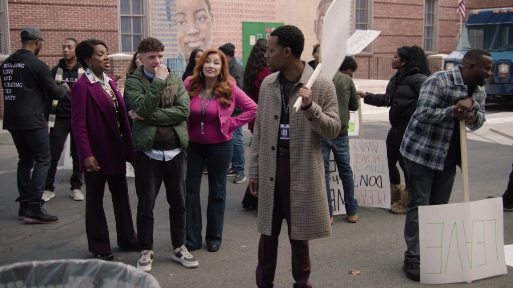 Nike Sneakers in Abbott Elementary S04E06 “The Deli” (2024) (Image 14)