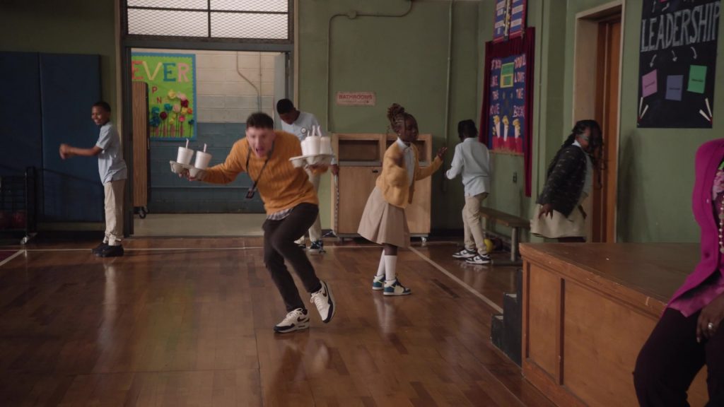 Nike Sneakers in Abbott Elementary S04E06 “The Deli” (2024) (Image 16)