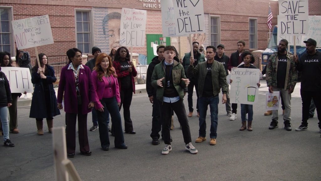 Nike Sneakers in Abbott Elementary S04E06 “The Deli” (2024) (Image 21)