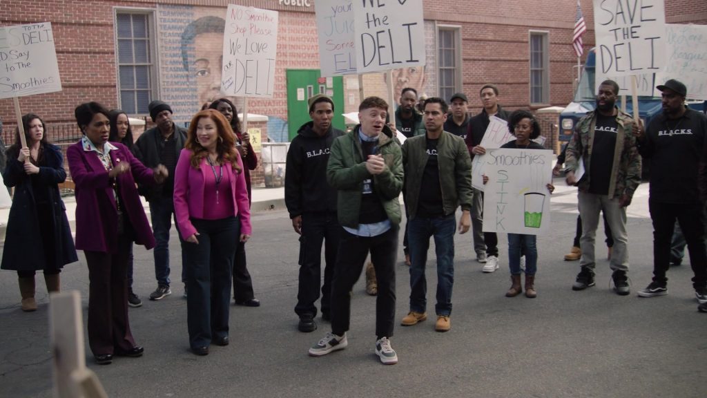 Nike Sneakers in Abbott Elementary S04E06 “The Deli” (2024) (Image 6)