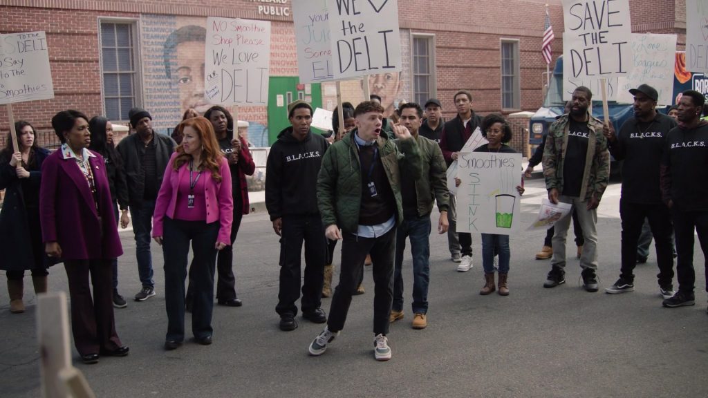 Nike Sneakers in Abbott Elementary S04E06 “The Deli” (2024) (Image 7)