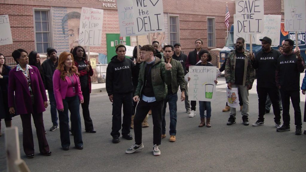 Nike Sneakers in Abbott Elementary S04E06 “The Deli” (2024) (Image 8)