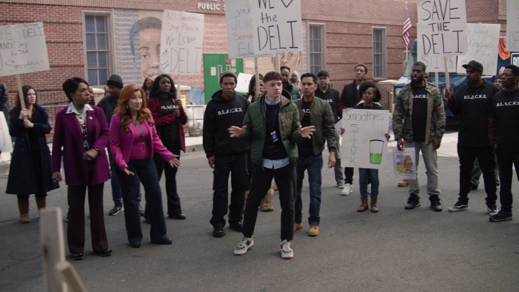 Nike Sneakers in Abbott Elementary S04E06 “The Deli” (2024) (Image 9)
