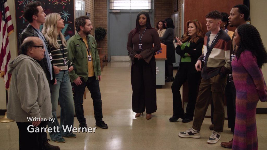 Nike Sneakers in Abbott Elementary S04E09 “Volunteers” (2025) (Image 1)