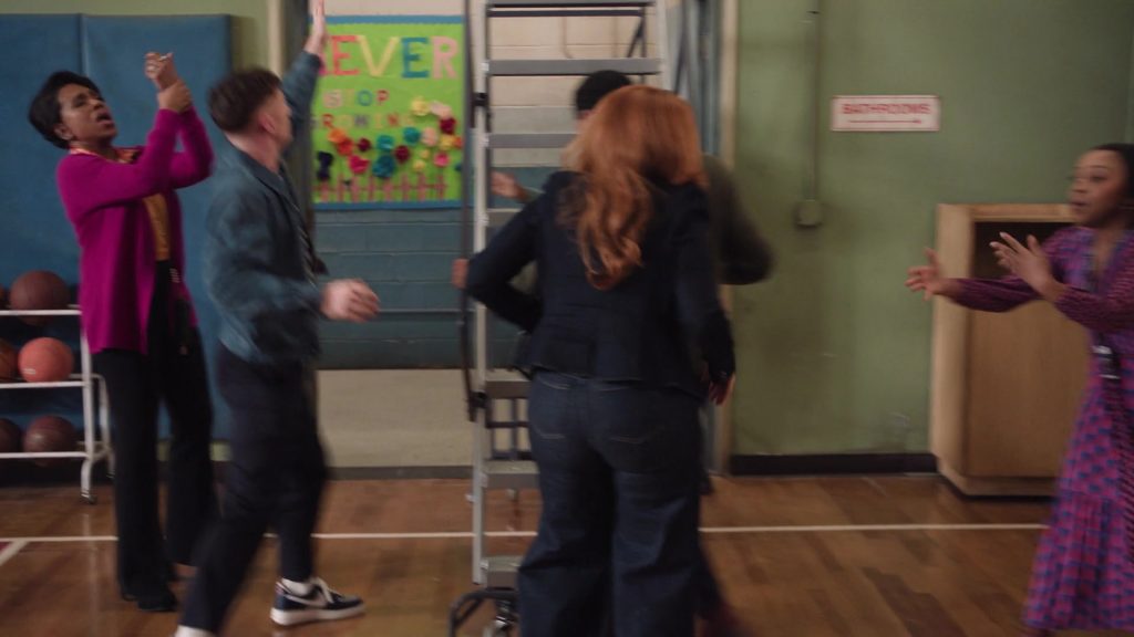 Nike Sneakers in Abbott Elementary S04E18 “Audit” (2025) (Image 11)