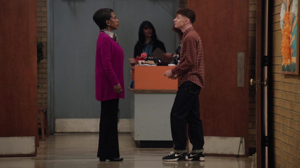 Nike Sneakers in Abbott Elementary S05E02 (2025) (Image 1)