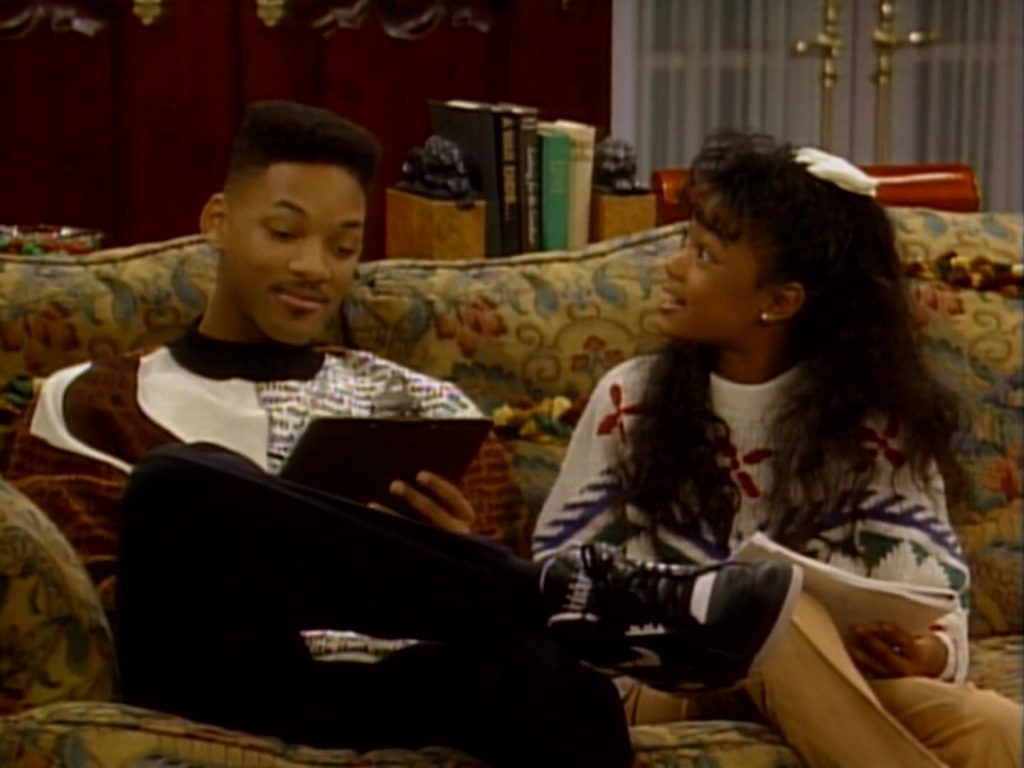 Nike Sneakers in Black Worn by Will Smith in The Fresh Prince of Bel-Air S01E17 “The Ethnic Tip” (1991) (Image 1)