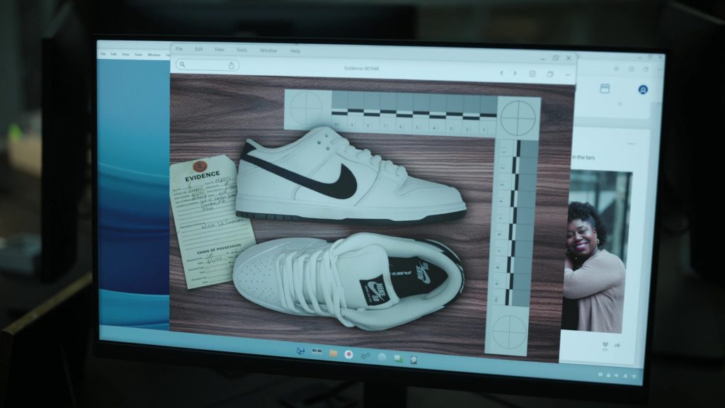 Nike Sneakers in Boston Blue S01E01 “Faith and Family” (2025) (Image 1)