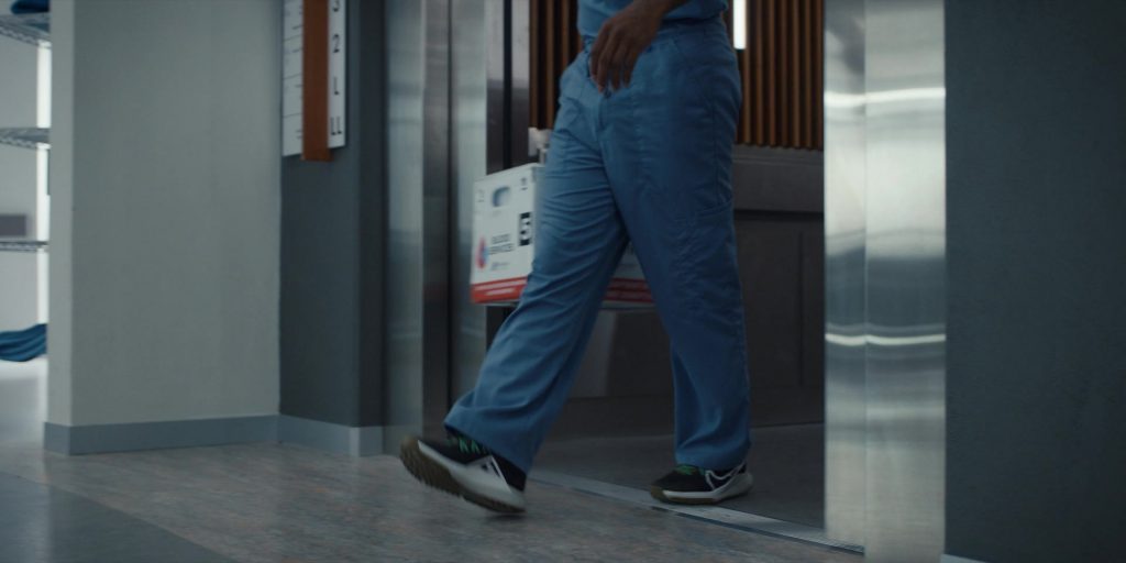 Nike Sneakers in Doc S01E10 “…Must Come Down” (2025) (Image 1)