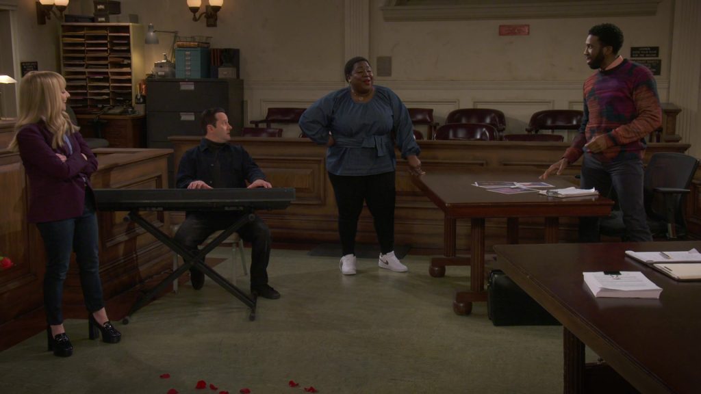Nike Sneakers in Night Court S03E12 “A Little Night Court Music” (2025) (Image 3)