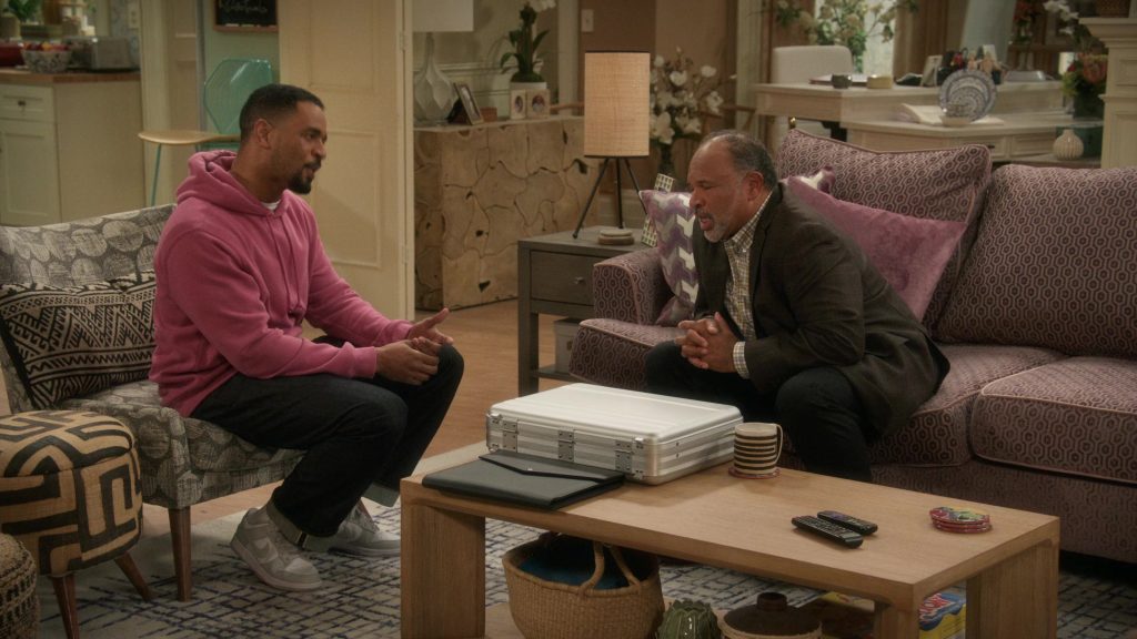 Nike Sneakers in Poppa's House S01E11 “Dirty Laundry” (2025) (Image 1)