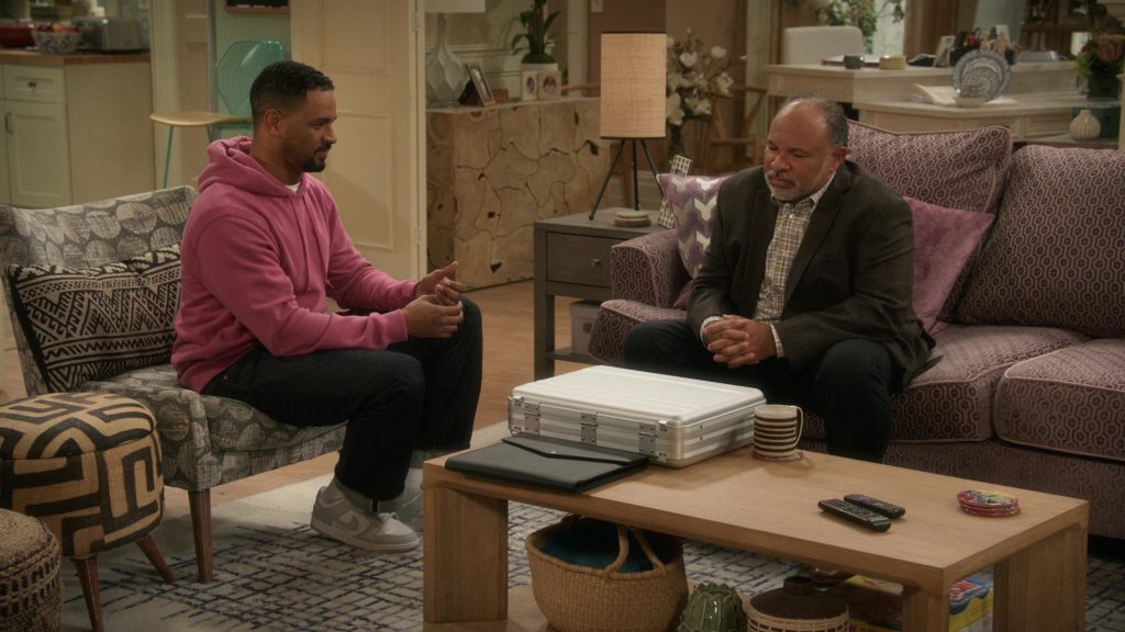 Nike Sneakers in Poppa's House S01E11 “Dirty Laundry” (2025) (Image 10)