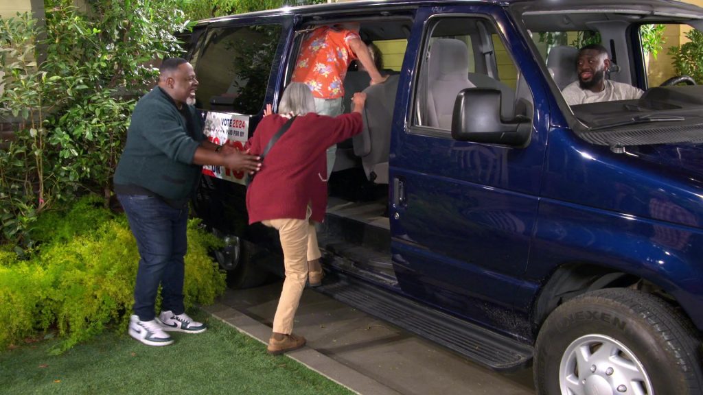 Nike Sneakers in The Neighborhood S07E03 “Welcome to the Vote” (2024) (Image 1)