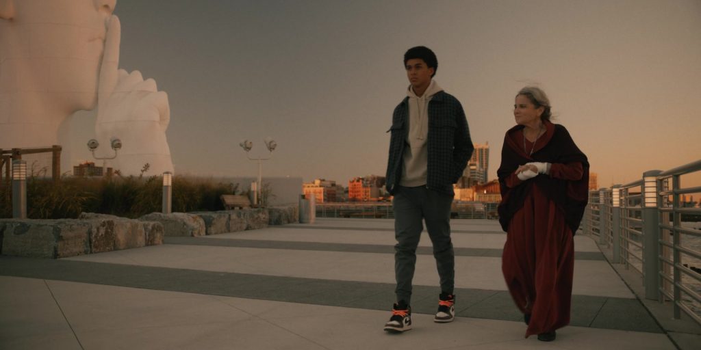 Nike Sneakers of Jaden Michael as Mickey Bolitar in Harlan Coben's Shelter S01E08 “Found” (2023) (Image 2)
