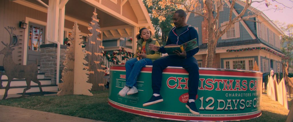 Nike Sneakers of Madison Thomas as Holly Carver in Candy Cane Lane (2023) (Image 1)