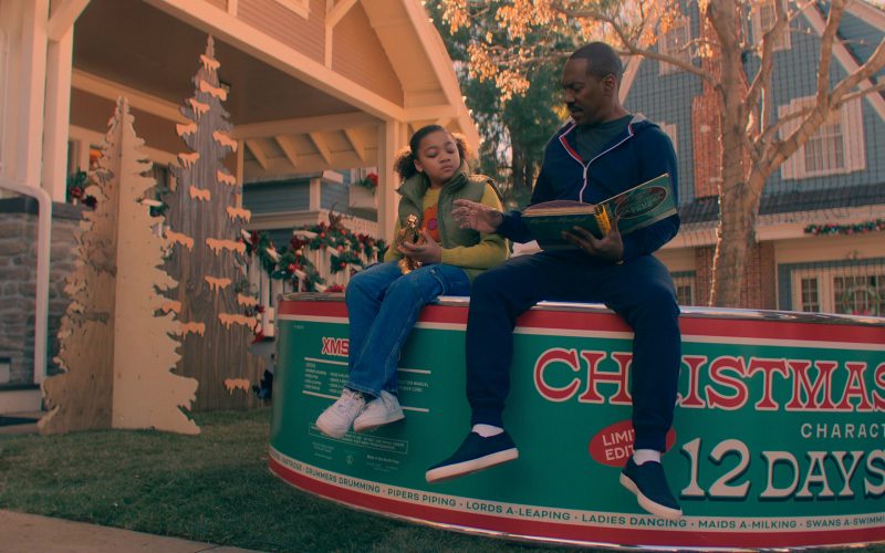 Nike Sneakers of Madison Thomas as Holly Carver in Candy Cane Lane (2023) (Image 1)