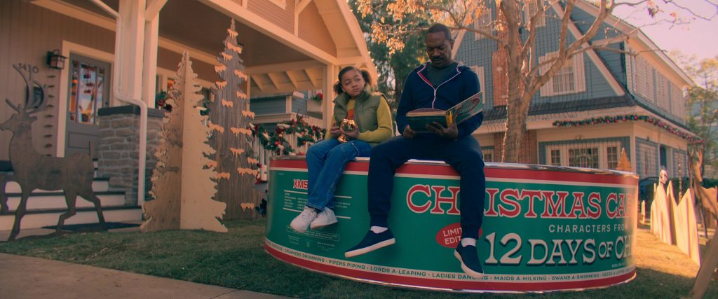 Nike Sneakers of Madison Thomas as Holly Carver in Candy Cane Lane (2023) (Image 2)