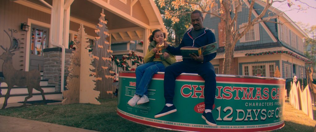 Nike Sneakers of Madison Thomas as Holly Carver in Candy Cane Lane (2023) (Image 3)