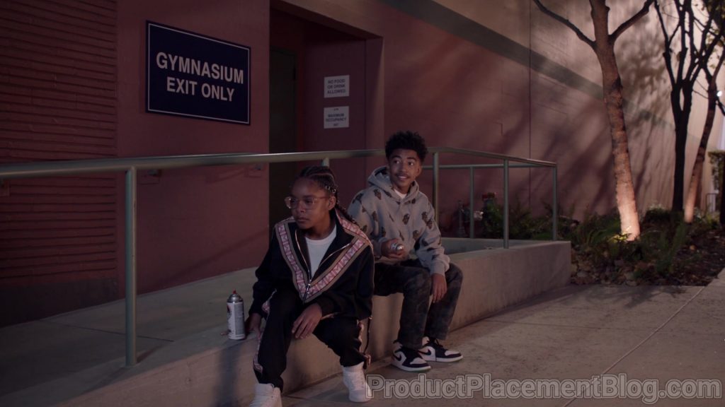 Nike Sneakers of Miles Brown as Jack in Black-ish S07E12 “High Water Mark” (2021) (Image 1)