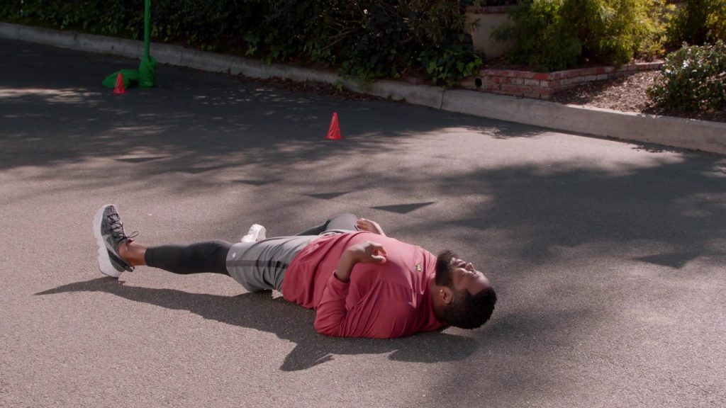 Nike Space Hippie Sneakers of Anthony Anderson as Dre Johnson in Black-ish S07E16 “100 Yards and Runnin'” (2021) (Image 1)