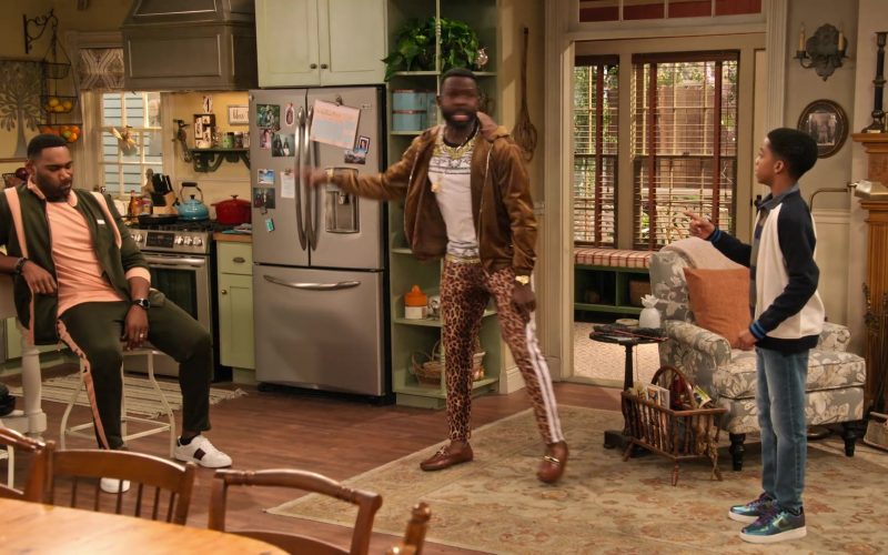 Nike Sparkly Sneakers Worn by Isaiah Russell-Bailey as Shaka McKellan in Family Reunion Season 1 Episode 14 “Remember Our Parents' Wedding” (2020) (Image 1)