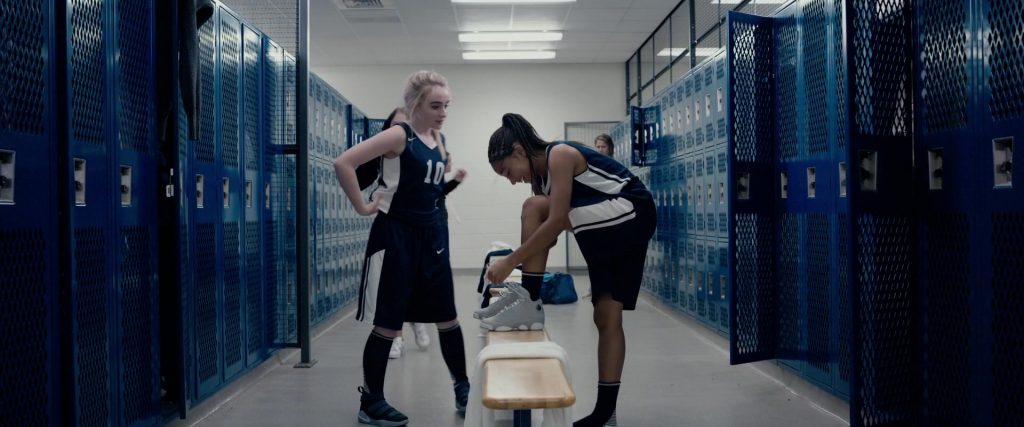 Nike Sports T-Shirt, Shorts and Shoes Worn by Amandla Stenberg and Sabrina Carpenter in The Hate U Give (2018) (Image 2)