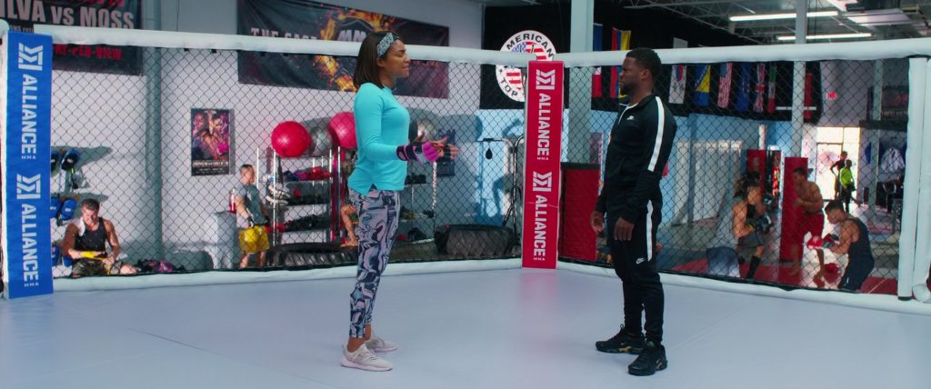 Nike Tracksuit and Black Shoes Worn by Kevin Hart in Night School (2018) (Image 1)
