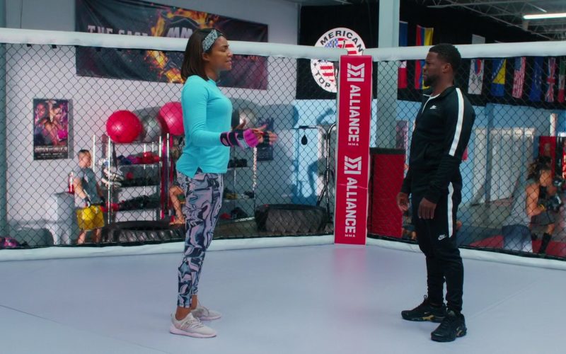Nike Tracksuit and Black Shoes Worn by Kevin Hart in Night School (2018) (Image 1)
