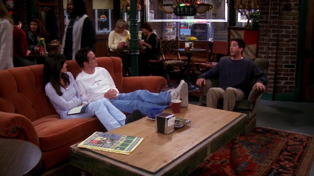 Nike Trainer Shoes Worn by Matthew Perry (Chandler Bing) in Friends Season 7 Episode 3 “The One With Phoebe’s Cookies” (2000) (Image 1)