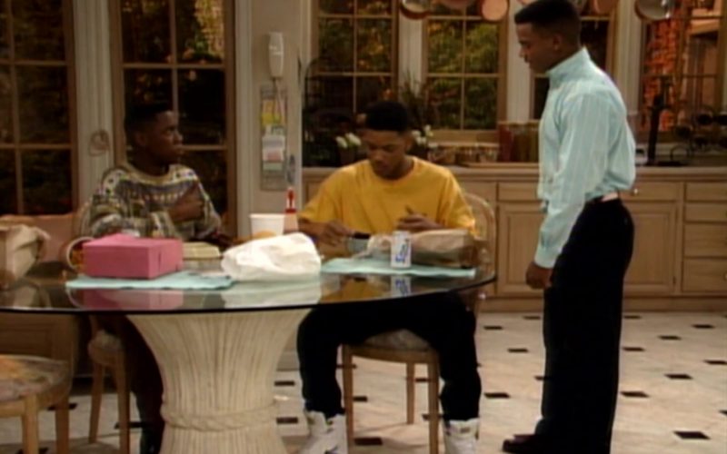 Nike White High Top Sneakers of Will Smith in The Fresh Prince of Bel-Air S02E15 “My Brother's Keeper” (1992) (Image 1)