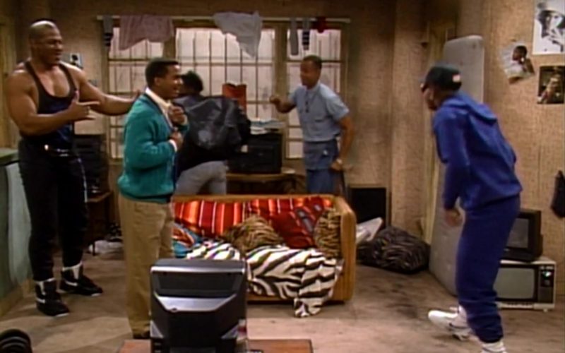 Nike White Shoes For Men in The Fresh Prince of Bel-Air S01E23 “72 Hours” (1991) (Image 1)