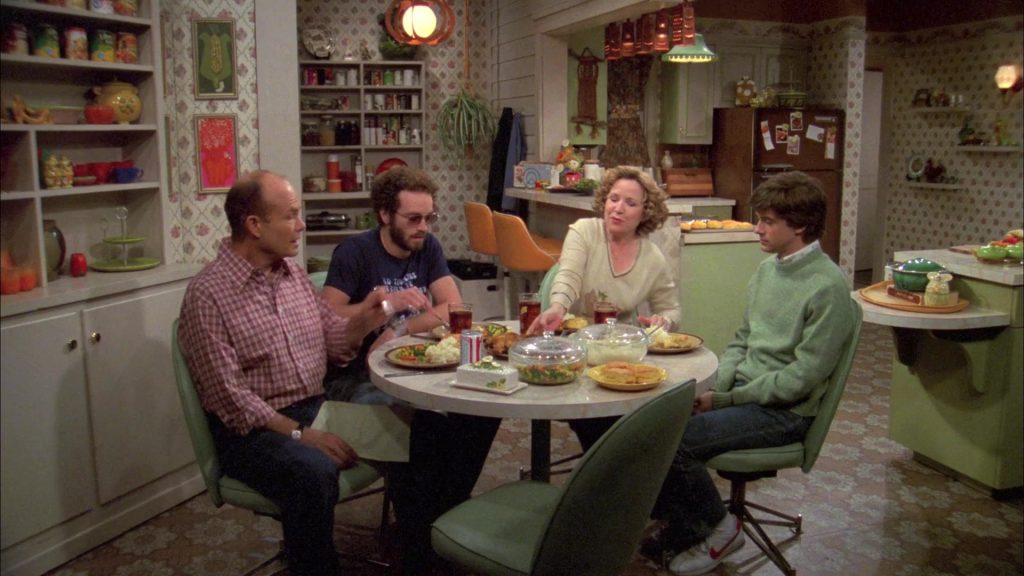Nike White Shoes Red Logo Worn by Topher Grace as Eric in That '70s Show S05E06 “Over the Hills and Far Away” (2002) (Image 1)